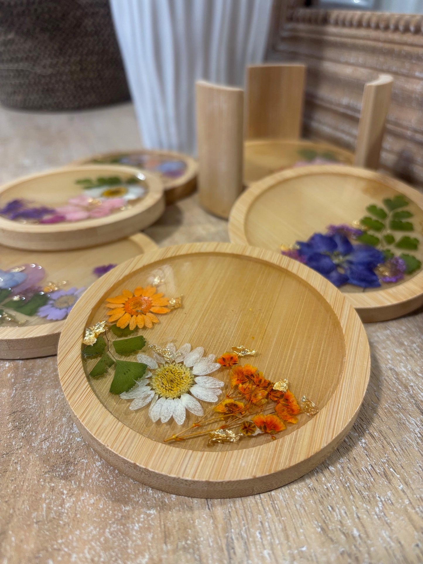 Sous-verres en bois