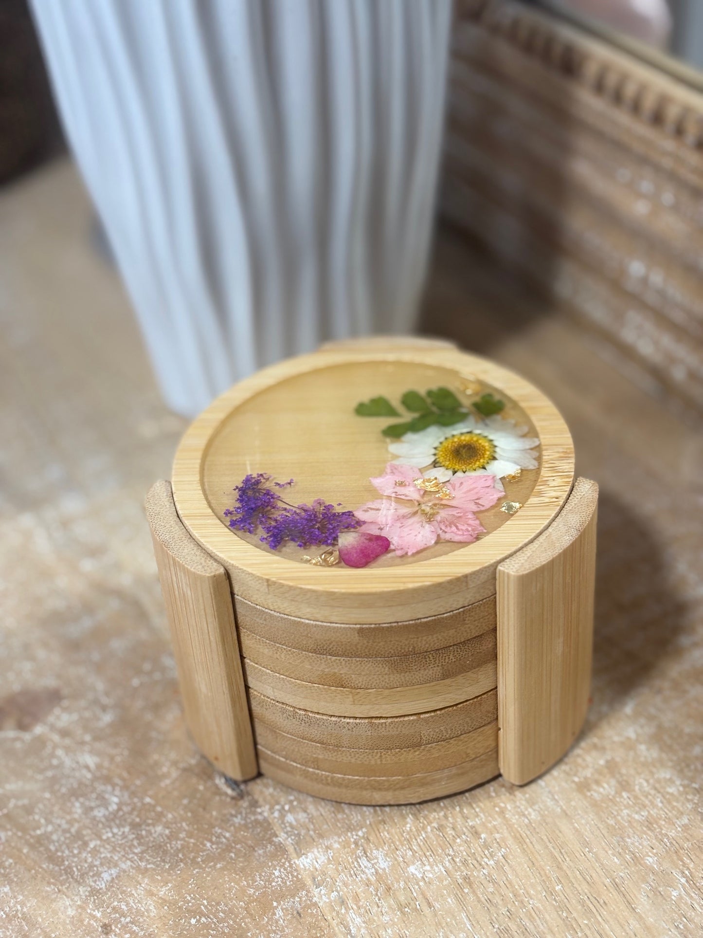 Sous-verres en bois